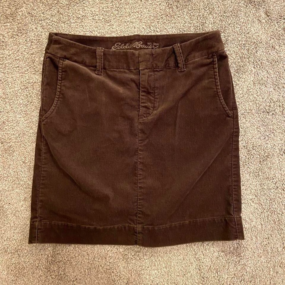 Corduroy Eddie Bauer Skirt